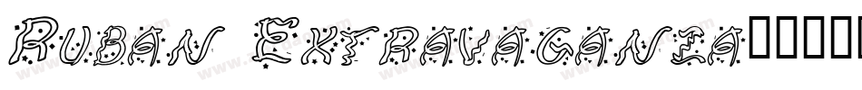Ruban Extravaganza字体转换